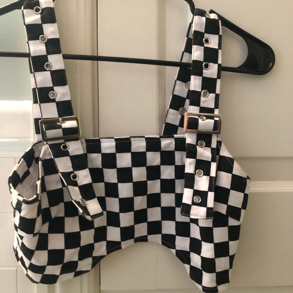 Checker top - Picture 2 of 2